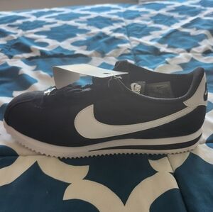 Brand New Nike Cortez size 10W or 8.5M Black and White